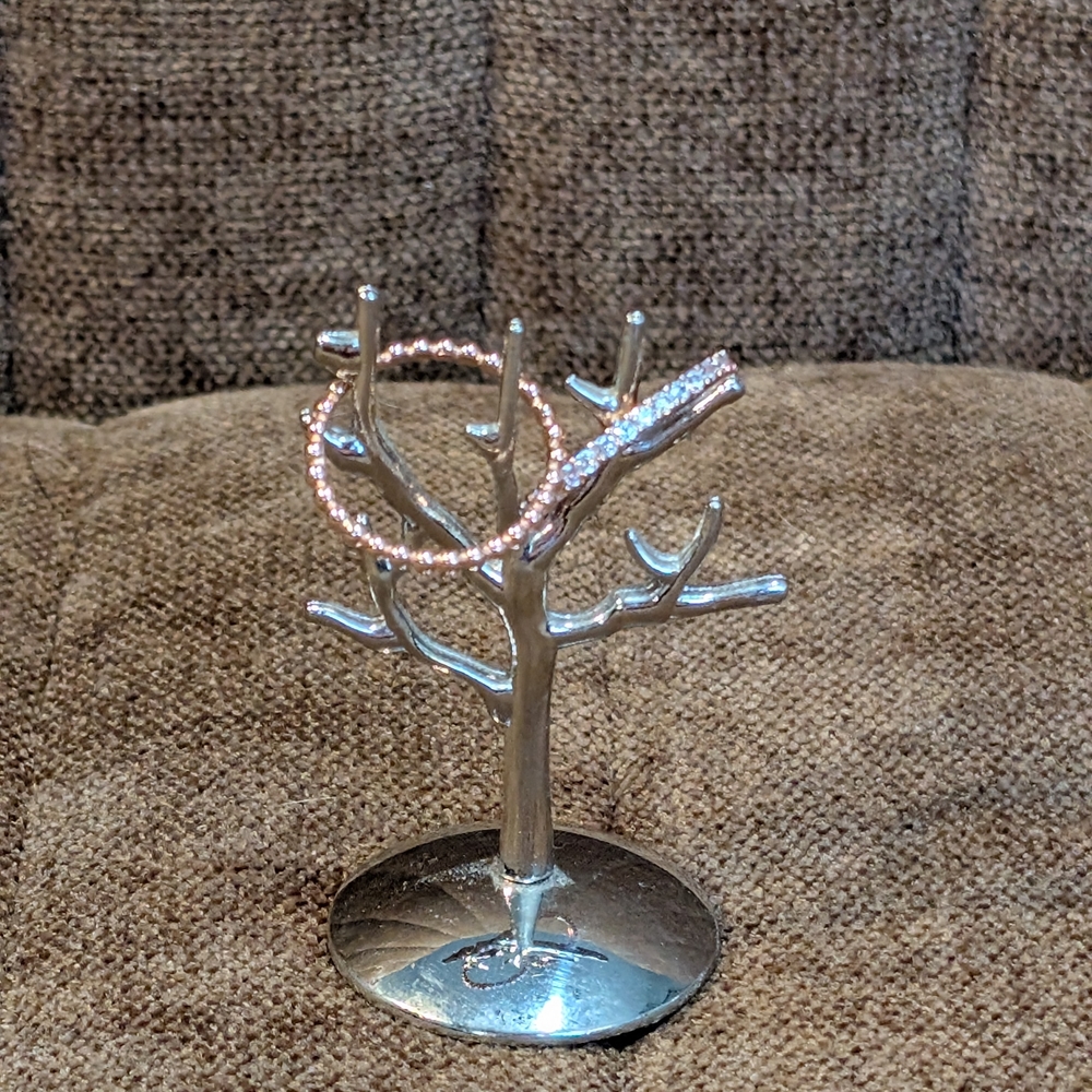 Rose Gold Over 925 Stackable Ring Set - Picture 7 of 7